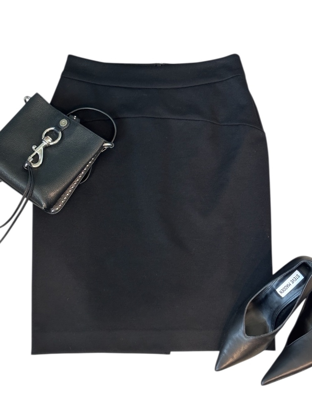 MICHAEL Michael Kors Ponte Knit Pencil Skirt - Black Size 2